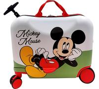 Fast Forward Maleta 2 en 1 para niños de 18 pulgadas y equipaje de montar, equipaje ligero para niños pequeños con ruedas, Varios colores, Medio, Mickey New