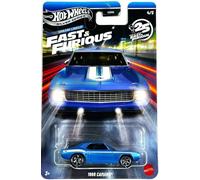 FAST FURIOUS 25 Años Modelo Auto 1969 CAMARO Hot Wheels JKX13 1:64 7cm