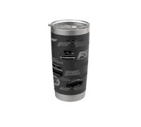 Fast & Furious 25th Anniversary All Over Print Vaso térmico de acero inoxidable de doble pared