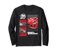 Fast & Furious 25th Anniversary Car Montage Manga Larga