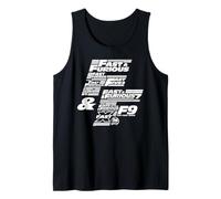 Fast & Furious 25th Anniversary Franchise Logo Stack Camiseta sin Mangas