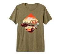 Fast & Furious 25th Anniversary Skyline Camiseta Premium