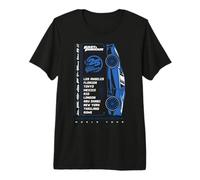 Fast & Furious 25th Anniversary World Tour Camiseta Premium
