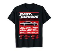 Fast & Furious 25th Anniversary World Tour Muscle Car Camiseta