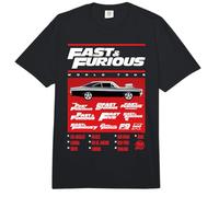 Fast & Furious 25th Anniversary World Tour Muscle Car Comfort Colors Adult Heavyweight T-Shirt