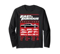Fast & Furious 25th Anniversary World Tour Muscle Car Manga Larga