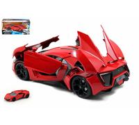 Fast & Furious 7 Lykan Hyperport Rojo 1:24 Modelo Jada Toys