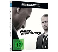 Fast & Furious 7 - Versión extendida Blu-ray Steelbook, edición limitada...