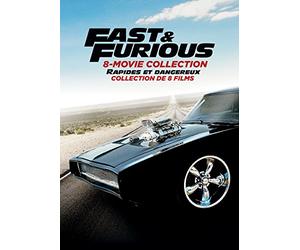 Fast & Furious 8-Movie Collection: The Fast & The Furious / 2 Fast 2 Furious / Tokyo Drift / Fast & Furious / Fast Five / Fast & Furious 6 / Furious 7 / The Fate Of The Furious