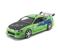 Fast & Furious Coche de réplica Fundido a presión del Mitsubishi Eclipse del 1995 a Escala 1:24, Unisex niños