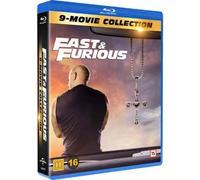 Fast & Furious Collection - 9-Disc Set ( The Fast and the Furious / 2 Fast 2 Furious / The Fast and the Furious: Tokyo Drift / Fast & Furiou [ Origen Danés, Ningun Idioma Espanol ] (Blu-Ray)