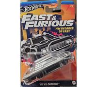 FAST FURIOUS Hot Wheels Auto EL CAMINO 67 Corazzata Scala 1:64 8cm HRW41