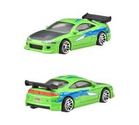Hot Wheels Fast and Furio Brian O'Conner Auto 1995 Mitsubishi Eclipse Modelo a escala 1:64 - Longitud 7 cm - JBY29