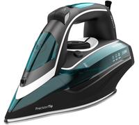 Cecotec Plancha Ropa de Vapor Anodizada Fast&Furious 6050 X-Treme. 3100 W, Bomba de Agua Automática Integrada, Apagado Automático, Vapor Continuo 75 g/min, Sensor Táctil de Control del Vapor, Negro