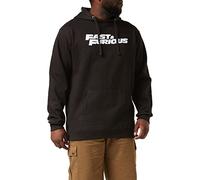 Fast & Furious Logotipo Sudadera con Capucha, Negro, S para Hombre