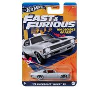 FAST FURIOUS Modelo Auto Chevrolet Nova Ss Escala 1:64 8cm Hot Wheels HRW42
