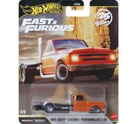 FAST FURIOUS Modelo Auto Diecast 1967 CHEVY CUSTOM Hot Wheels JHW61 1:64 8cm