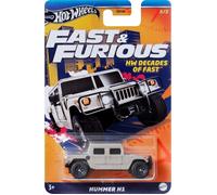 FAST FURIOUS Modelo De Auto HUMMER H1 Escala 1:64 7cm Hot Wheels HRW45 Diecast
