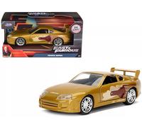 FAST FURIOUS Modelo De Auto TOYOTA SUPRA GOLD 12cm 1/32 Jada Toys