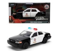 FAST FURIOUS Policía Modelo Coche DieCast FORD CROWN VICTORIA 12cm 1/32 Jada