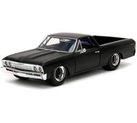 Fast & Furious Rápido X 1:24 1967 Chevy El Camino Die-Cast Coche, Toys para Niño