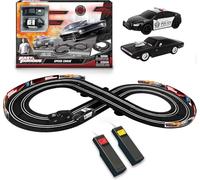 Fast & Furious Speed Chase Electric Racetrack Slot Car Set, 2X 1:43 Replicas Cars, Eight Figure Track 2,4 M / 7,9 FT Racetrack for Kids, Edad 3+