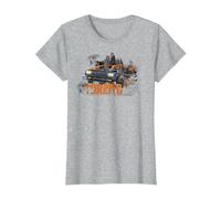 Fast & Furious: Spy Racers Toretto Breakthrough Camiseta, Mujer, Gris Jaspeado, M