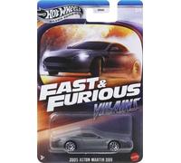 FAST FURIOUS Villains Modelo Auto Aston Martin D89 1:64 8cm Hot Wheels JBY38