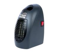 Fast Heater Visto en TV Calefactor Cerámico 400W Calentador Eléctrico, Portátil y Compacto con Termostato ajustable Para Oficina, Garaje, Baño - Color Negro