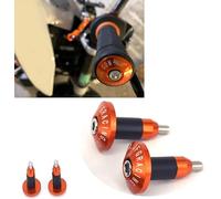 Fast Pro - Tapón deslizante de aluminio moldeado CNC universal de 22 mm (7/8 pulgadas) para puños de manillar para KTM Duke EXC SX SXF XCF XCW, color naranja