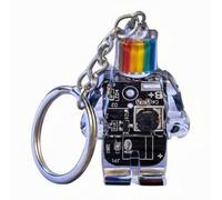 Fast Reach Llavero electrónico de robot negro