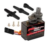 Fast Response Servo, Advanced RC Digital Motor, Smooth Rotation with High Accuracy, Lightweight Gear Motor, Electronics Component with Versatile Design, Robot Drone Motorr for Kids Beginners