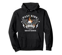 Fast Ride Road Rider Born To Be Free Eagle Biker Sudadera con Capucha