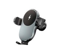 Fast Wireless Car Phone Holder, 15W Adjustable Charging Stand for Smartphones, Hands-Free Cellphone Mount for Vehicle, SUV, Truck, RV, Air Vent, Ideal for Travel, Commute, and Road Trips