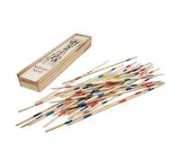 FAST WORLD SHOPPING Juego Mikado Spiel, palos de madera de colores, juego de mesa de sociedad, Shanghai clásico para grupo, habilidad, precisión, diversión asegurada