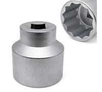 FAST WORLD SHOPPING - Llave de vaso poligonal 50 mm - 12 puntas socket casquillo 3/4" - Brújula profesional bihexagonal para llaves de carraca, acero Cr-V, uso profesional y bricolaje