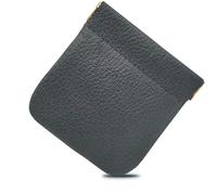 FAST WORLD SHOPPING Monedero de piel auténtica porta monedas billetes monedas Made in Italy bolso bolso de bolsillo cartera hombre monedero mujer unisex cierre muelle Snap