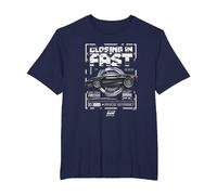 Fast X Lean Mean Lights All Green Lamborghini Schematic Camiseta, Hombre Tallas Grandes, Azul Marino, 4X Alto