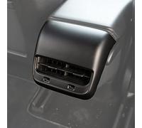 FASTCHE Cubierta de ventilación trasera para Tesla Model 3 y Model Y, consola central, reposabrazos de ventilación de aire acondicionado para accesorios Tesla (negro)