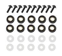 Fasteners Fairing Kit 5mm Screws - Motorcycle Fairing Screws, Replacement Bolts and Nuts Kit, 10 pcs Screw Fasteners, Fairings Screw Mounting Kits, Fairings Bolt Kitz