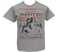 Faster Pussycat! Kill! Kill! B Movie Film Poster T-Shirt Man'S Fashion Cotton Grey Clothes Unisex tee S