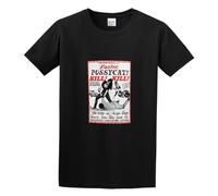 Faster Pussycat! Kill! Kill! B Movie Film Poster Unisex 100% Cotton Short-Sleeve T-Shirts Black XXXL