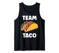 Fastfood Small Taco Minimalist Food Simple Team Taco Camiseta sin Mangas