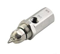 Fastigeaty Boquilla de niebla seca de acero inoxidable, boquilla atomizadora de aire para supresión de polvo, ajustable a 30/60/80 grados, spray industrial resistente a altas temperaturas (ángulo de