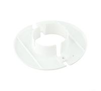 Fastigeaty Rosetas de cubierta para entrada de cables y paso de pared, 40-80 mm, cubierta de agujero de polipropileno blanco para tuberías y conductos de aire acondicionado, heladas y altas