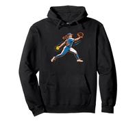 Fastpitch Softball Lanzamiento Windmill Lanzadora De Sudadera con Capucha