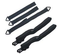 FASTROHY 5 correas fijas para paraguas grandes al aire libre, protección contra el viento, banda fija bloqueo de viento para jardín al aire libre, sombrillas voladizas, ajustables, color negro