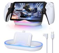 FASTSNAIL Estación de carga para reproductor remoto de PS, accesorio PSP compatible con PlayStation Portal Remote Player, Soporte para PS5 Portable