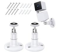 FastSnail Soporte de pared compatible con Wyze Cam Pan, soporte de seguridad ajustable en interiores y exteriores para Wyze Cam Pan, Wyze Cam al aire libre y otra cámara con la misma interfaz