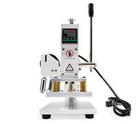 FASTTOBUY Máquina de estampación en caliente, 500 W, máquina de marcaje en caliente con impresión de bronceado para PVC, cuero y papel (10 x 13 cm)